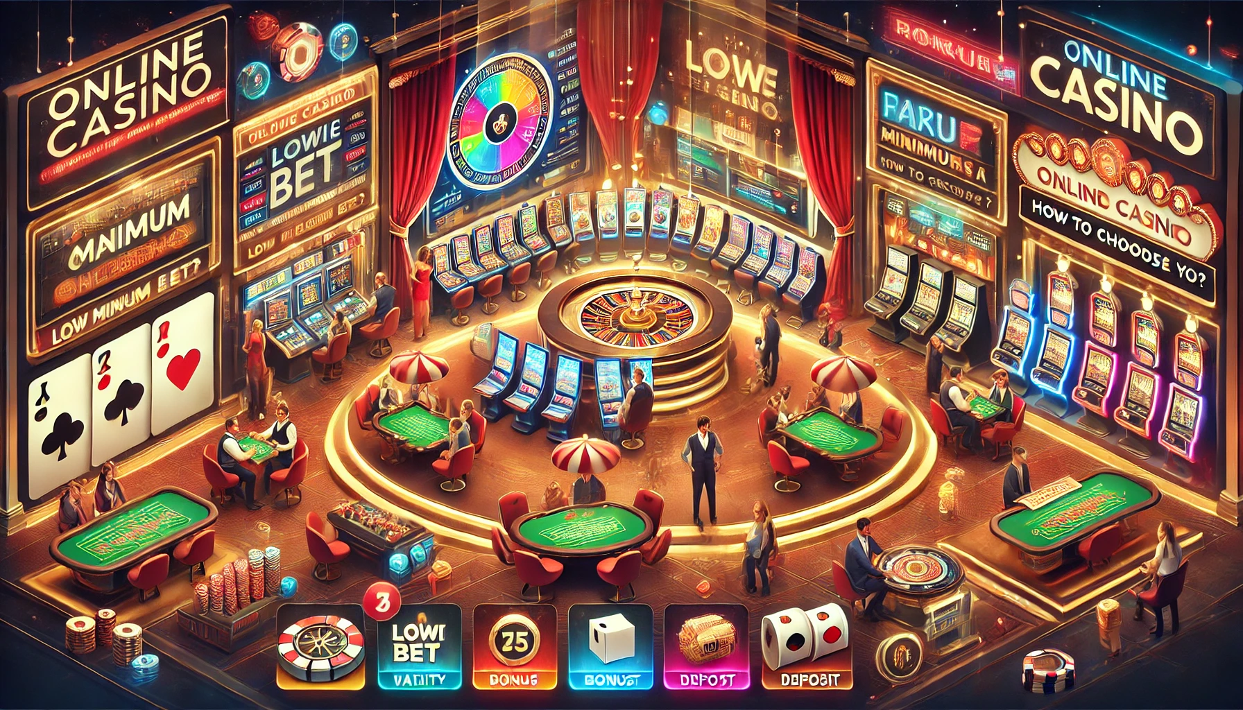 Интернет казино с минимальными ставками: как выбрать площадку для игры?