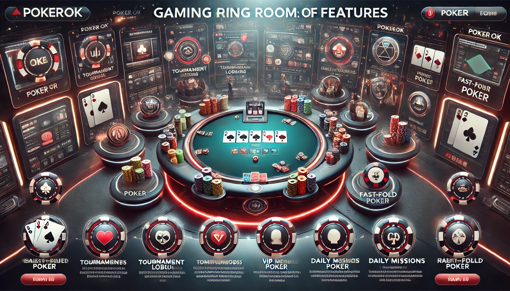Игровой покерный рум PokerOk: обзор возможностей
